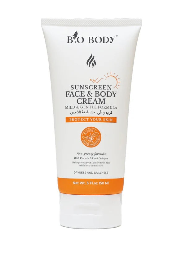 BIO BODY – Sunscreen Face & Body Cream (Original)  بايو بودي – كريم واقي الشمس للوجه والجسم (أصلي)