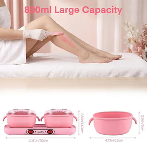 Double Pot Wax Heater Machine  جهاز تسخين الشمع المزدوج